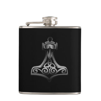 Thor-Flaschen-Schwarzes Flachmann