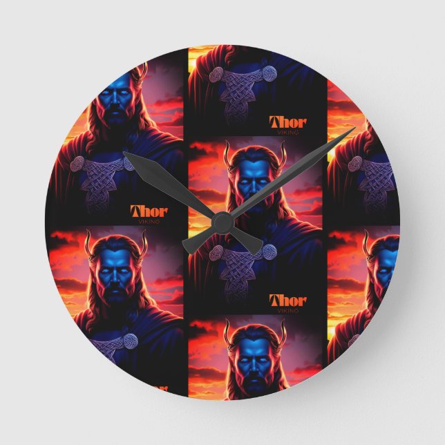 THOR VIKING  RUNDE WANDUHR (Vorderseite)