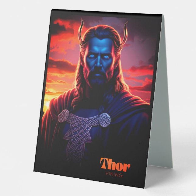 THOR VIKING  TISCHAUFSTELLER  (Vorderseite)