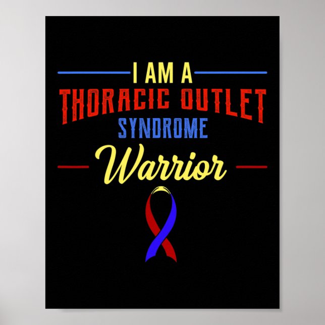 Thoracic Outlet Syndrome Awareness Advocate Tos Wa Poster (Vorne)