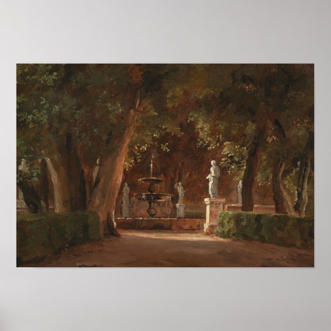 Thorald Laessoe - Gartenpromenande Poster (Vorne)