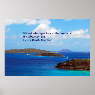 Thoreau Klugheit Poster