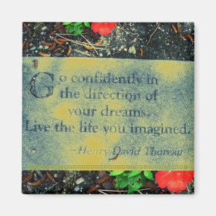 Thoreau Quote Magnet