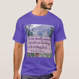 Thoreau Quote T - Shirt