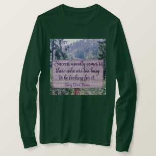 Thoreau Quote T - Shirt für Frauen erfolgreich