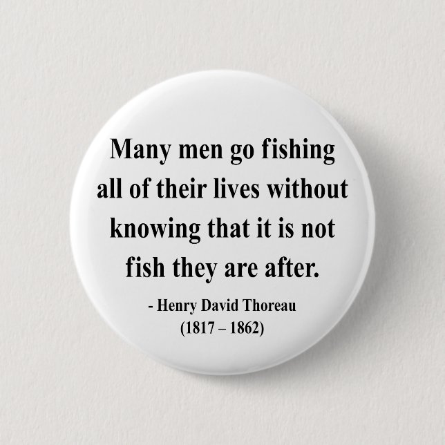 Thoreau Zitat 8a Button (Vorderseite)