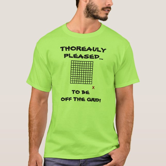 THOREAULY GEFALLEN… ZU WEG VOM GITTER SEIN! T-Shirt (Vorderseite)