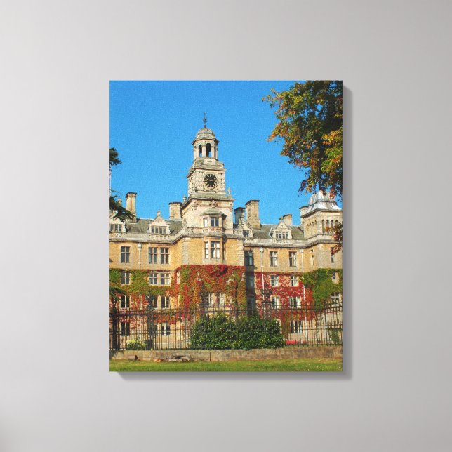 Thoresby Hall Leinwanddruck (Vorderseite)