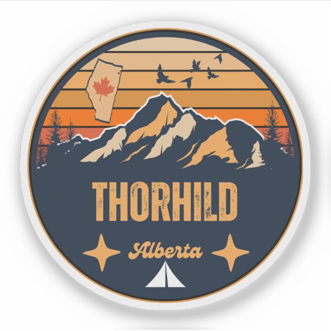 Thorhild, Alberta Aufkleber (Vorderseite)
