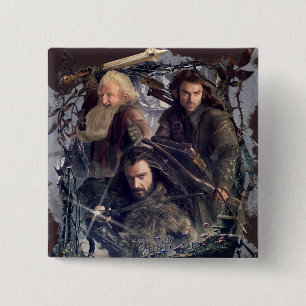 Thorin, Kili und Balin Graphic Button