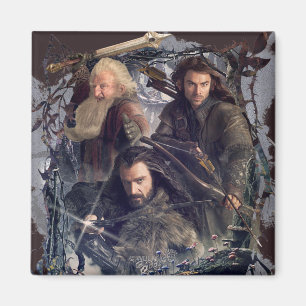 Thorin, Kili und Balin Graphic Magnet