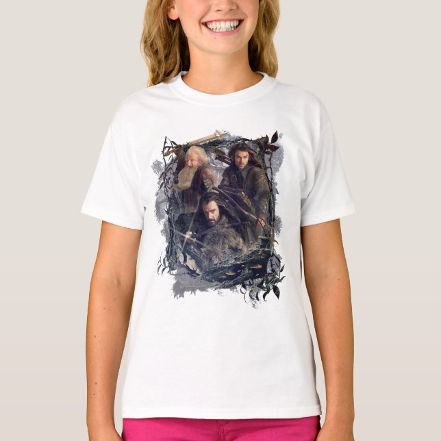 Thorin, Kili und Balin Graphic T-Shirt (Vorderseite)