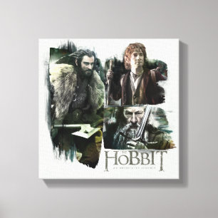THORIN OAKENSHIELD™, BILBO BAGGINS™ & Gandalf Art Leinwanddruck