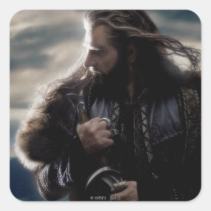 THORIN OAKENSHIELD™ Character Poster 2 Quadratischer Aufkleber