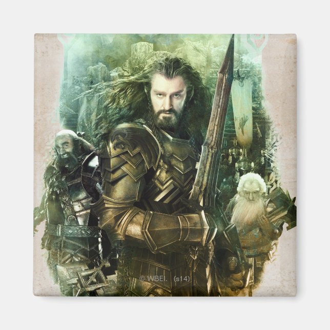 THORIN OAKENSHIELD™, Dwalin & Balin Graphic Magnet (Vorne)