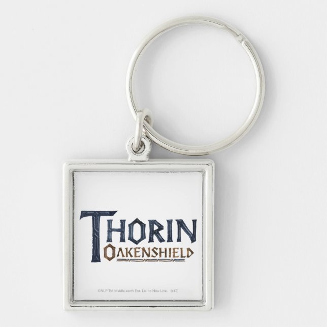THORIN OAKENSHIELD™ Logo Blue Schlüsselanhänger (Vorne)