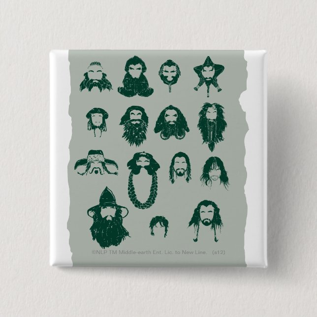 THORIN OAKENSHIELD™ und Company Hair Button (Vorderseite)