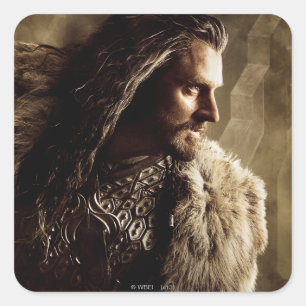 THORIN OAKENSHIELD™ Zeichenposter 1 Quadratischer Aufkleber