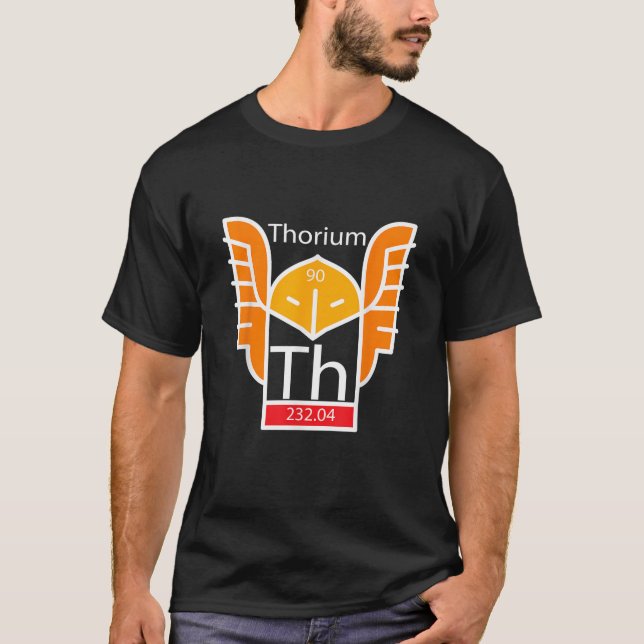Thorium 90 Element Science Fun Thor Viking T-Shirt (Vorderseite)