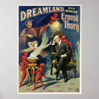 Thorn Magician ~ Dreamland Vintag Magic Act Poster