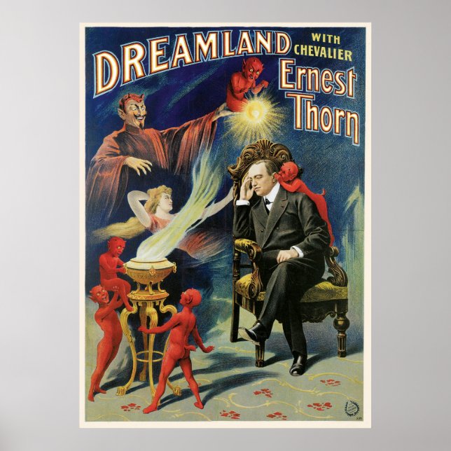 Thorn Magician ~ Dreamland Vintag Magic Act Poster (Vorne)