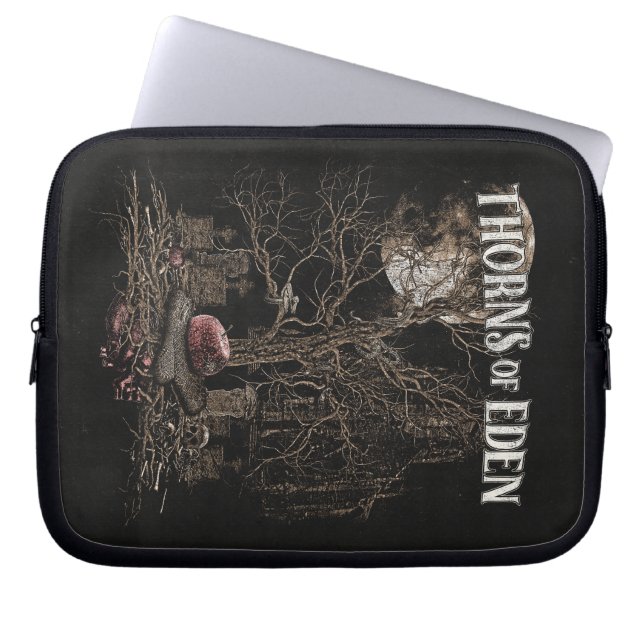 Thorns of Eden - Gothic Streetwear Design Laptopschutzhülle (Vorderseite)