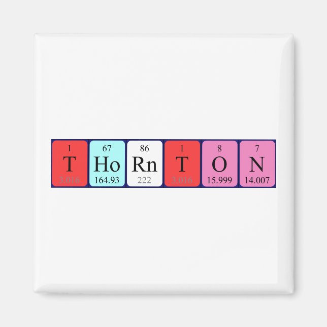 Thornton-Periodenmagnet Magnet (Vorne)
