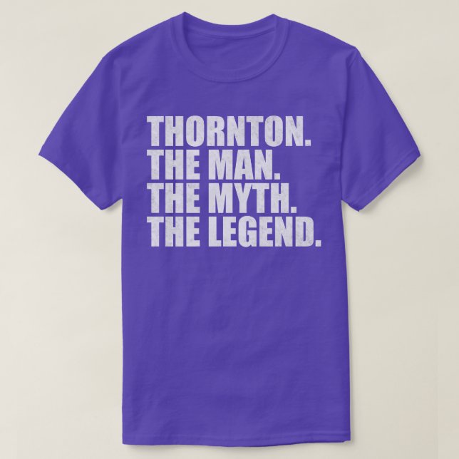 ThorntonThorntonFamilienname ThorntonNachname Th T-Shirt (Design vorne)