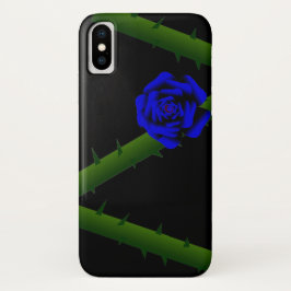Thorny Blue Rose Case-Mate iPhone Hülle
