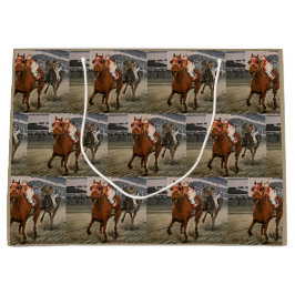 Thoroughbred Champion Racehorse Wins Race Große Geschenktüte