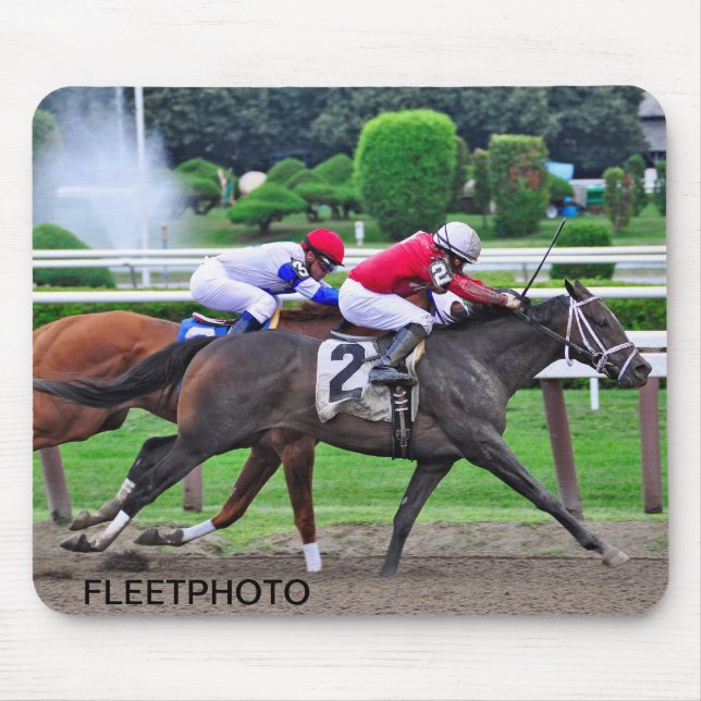 Thoroughbred, der an historischer Saratoga Mousepad (Vorne)