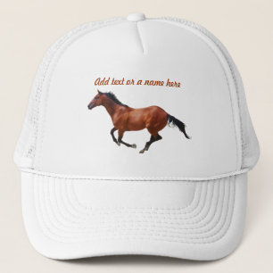 Thoroughbred-Galopp-Hut Truckerkappe