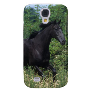 Thoroughbred-Pferd, das in Gras läuft Galaxy S4 Hülle