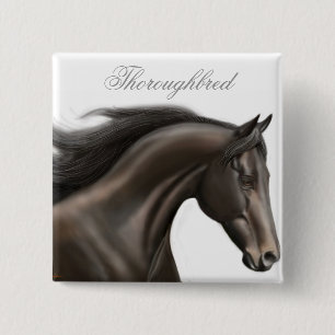 Thoroughbred-PferdeButton Button