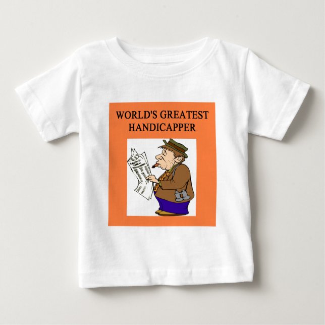 Thoroughbred-Pferderennen Baby T-shirt (Vorderseite)