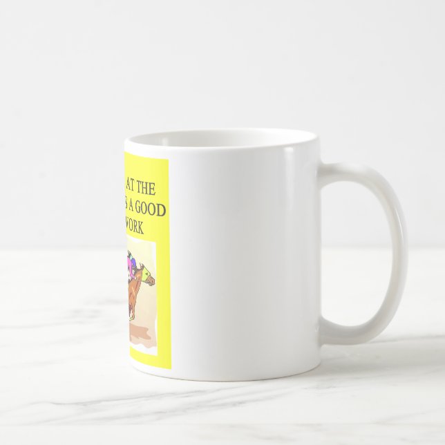 Thoroughbred-Pferderennen Kaffeetasse (Rechts)