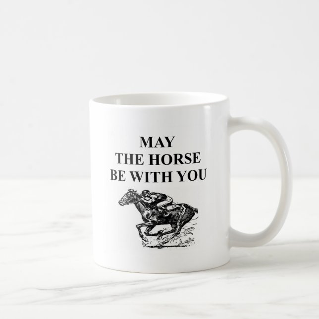 Thoroughbred-Pferderennen Kaffeetasse (Rechts)