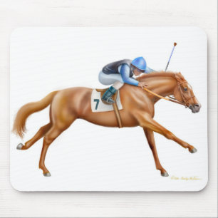 Thoroughbred-Rennpferd Mousepad