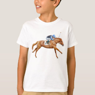 Thoroughbred-Rennpferd scherzt T - Shirt