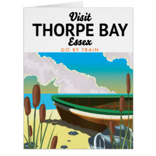 Thorpe Bay Essex Seaside Reiseplakat.