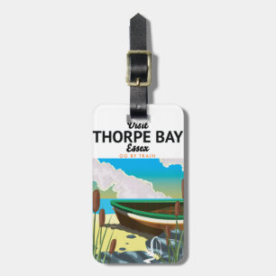 Thorpe Bay Essex Seaside Reiseplakat. T-Shirt Gepäckanhänger