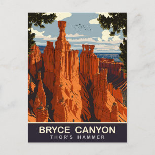 Thor's Hammer, Bryce Canyon, Utah, Reisen Postkarte