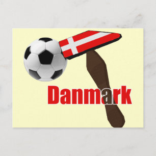 Thors Hammer Danmark Dynamite Fodbold 2014 Postkarte