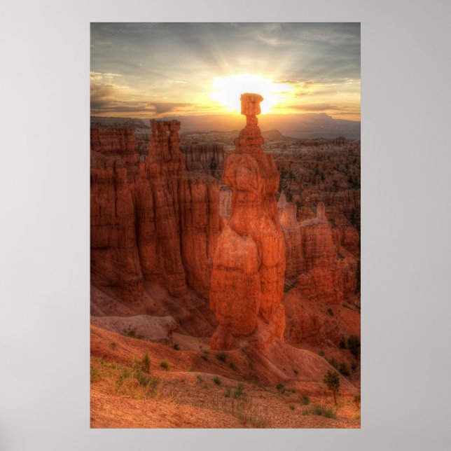 Thor's Hammer Sunrise Poster (Vorne)