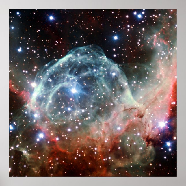 Thor's Helmet Nebula Space Poster (Vorne)
