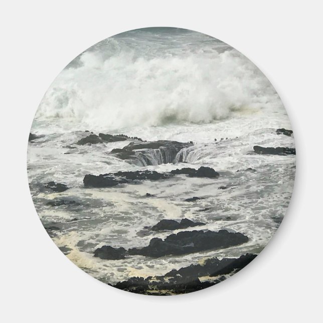 Thor's Nun, Cape Perpetua, Oregon Coast Magnet (Vorne)