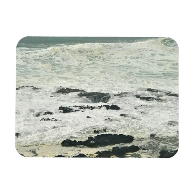 Thor's Nun, Cape Perpetua, Oregon Coast Magnet (Horizontal)