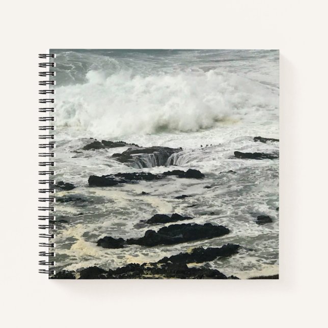 Thor's Nun, Cape Perpetua, Oregon Coast Notizbuch (Vorderseite)