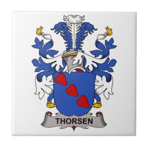 Thorsen Familienwappen Fliese