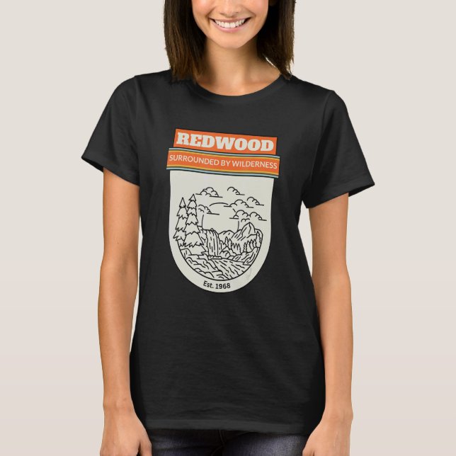 Those Huge Trees National Park California State So T-Shirt (Vorderseite)